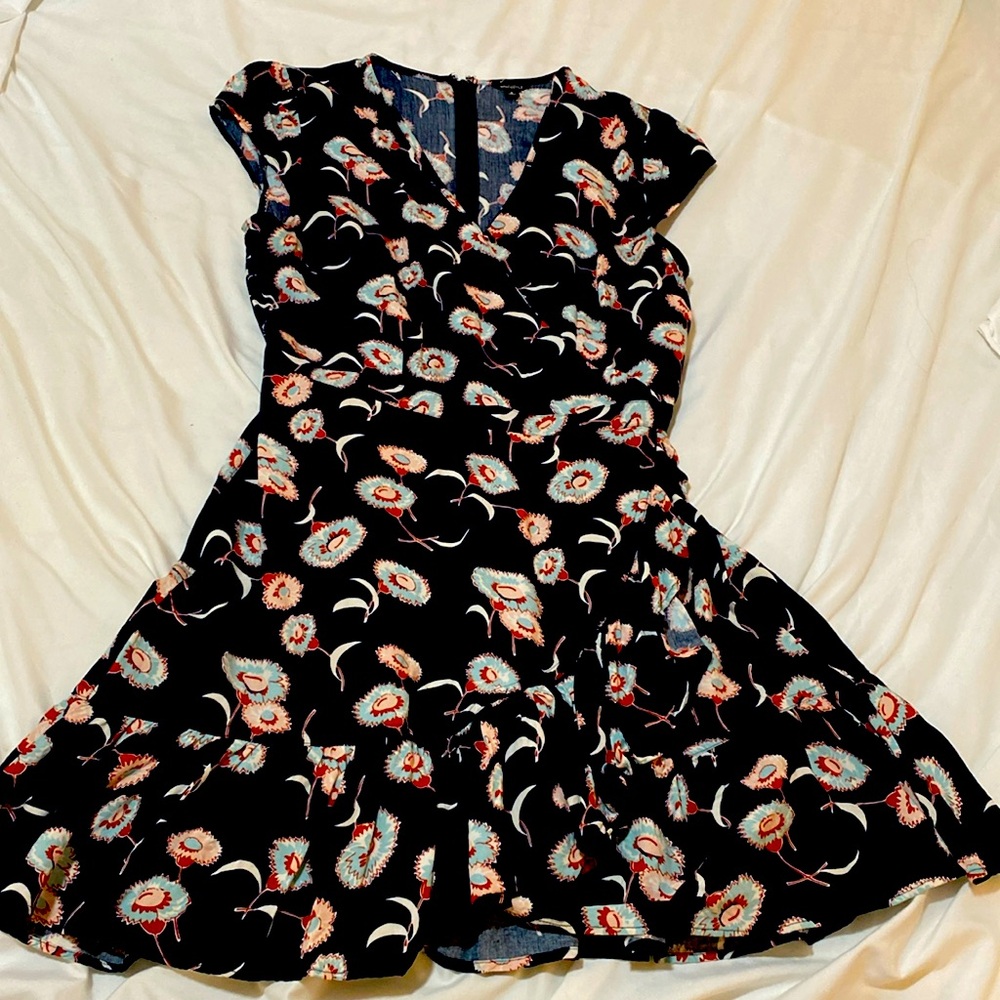 Faux wrap dress